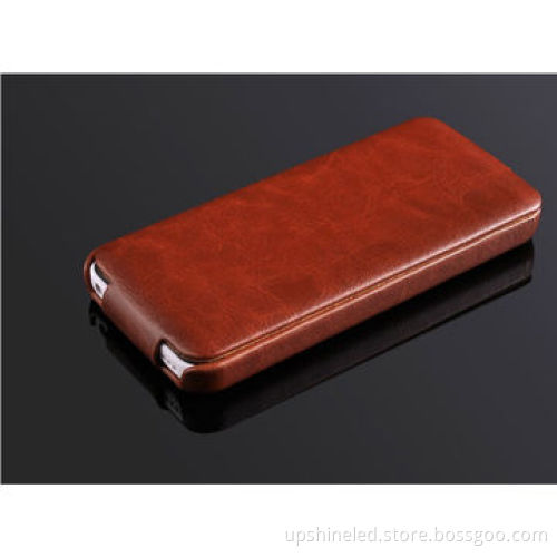 Flip genuine leather case for iphone 5/5S, fashion and popular